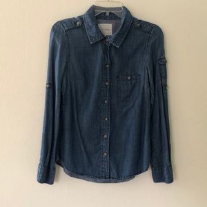 Denim Button Down Shirt